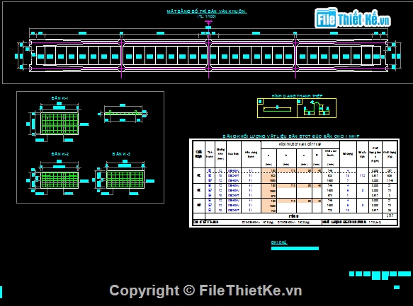 cầu dầm i33m,ban vẽ cad dầm I33m,cầu dầm I33m file cad